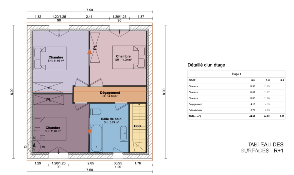 Vente Terrain Vente Terrain 278 m&sup2; Maurecourt