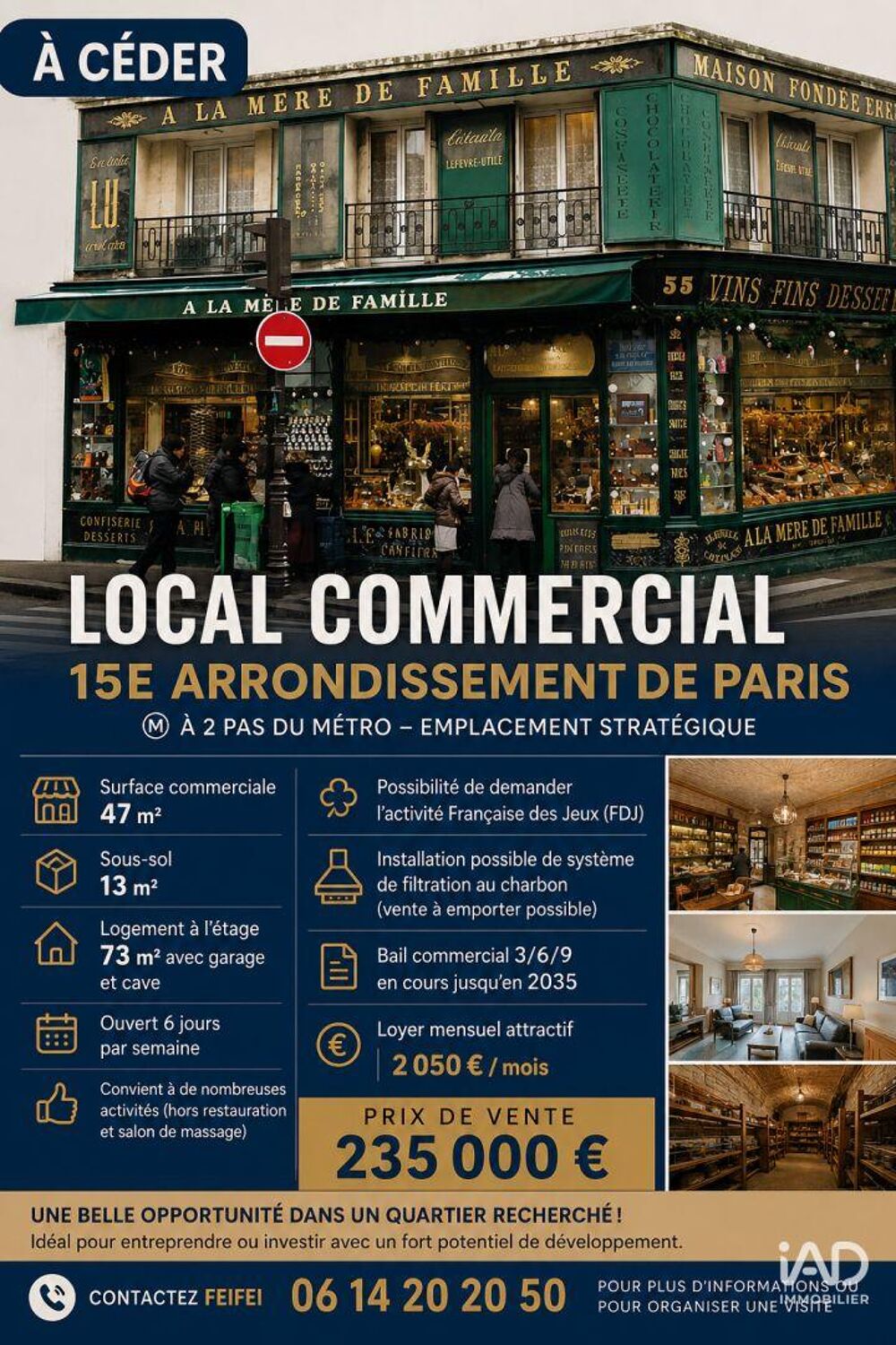   Vente Local d'activités 123 m&sup2; 