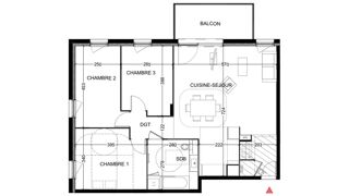  Appartement à vendre 4 pièces 83 m²