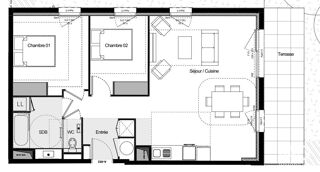  Appartement à vendre 3 pièces 67 m²