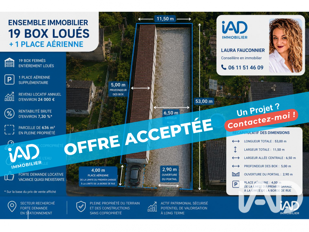 Vente Parking/Garage Vente Garage 265 m&sup2; Aulnay-sous-bois