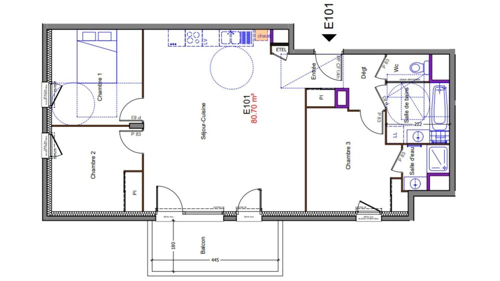 Vente Appartement 4 pièces