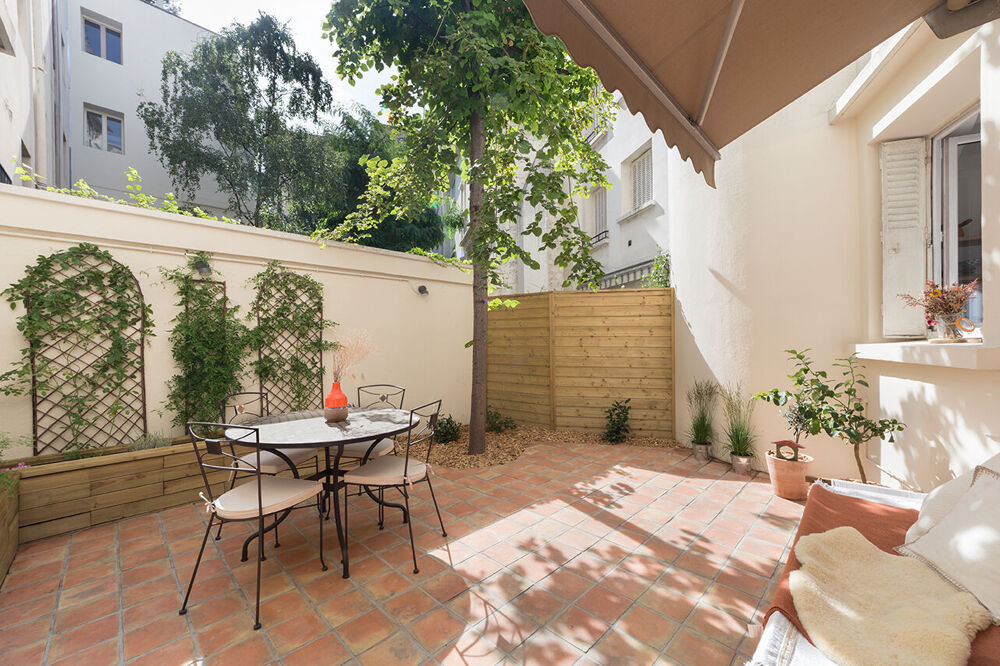 Vente Appartement Trois pieces rez-de-Jardin Paris 16