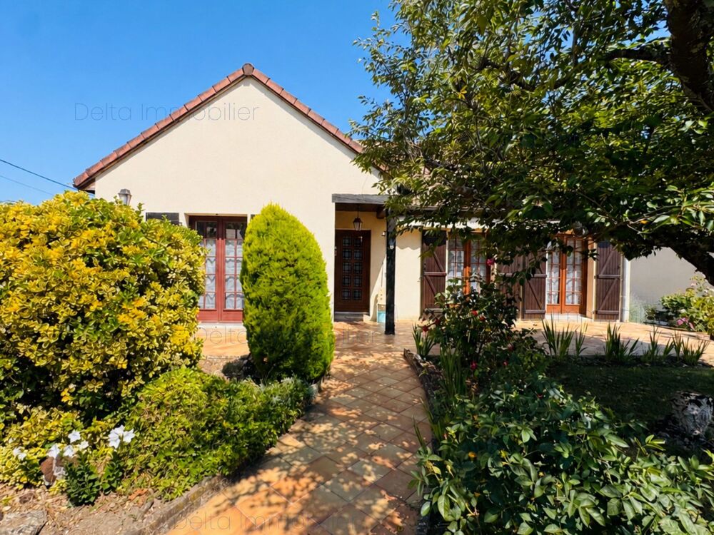 Vente Maison Maison de plain pied T4 avec garage et jardin clos de 707m² Mehun sur yevre