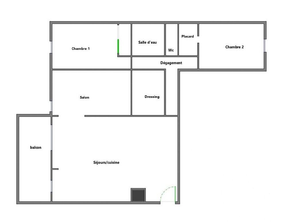 Appartement 4 pièces 82 m² · à Éragny · 82 m² · 223 600 €