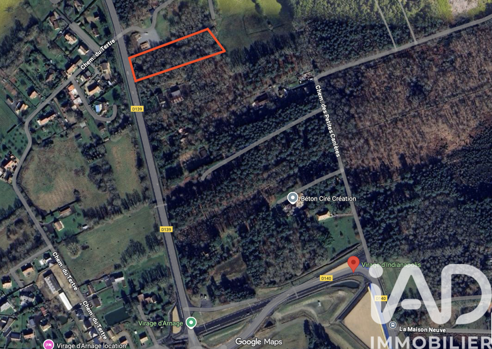 Vente Terrain Vente Terrain 5 773 m&sup2; Arnage