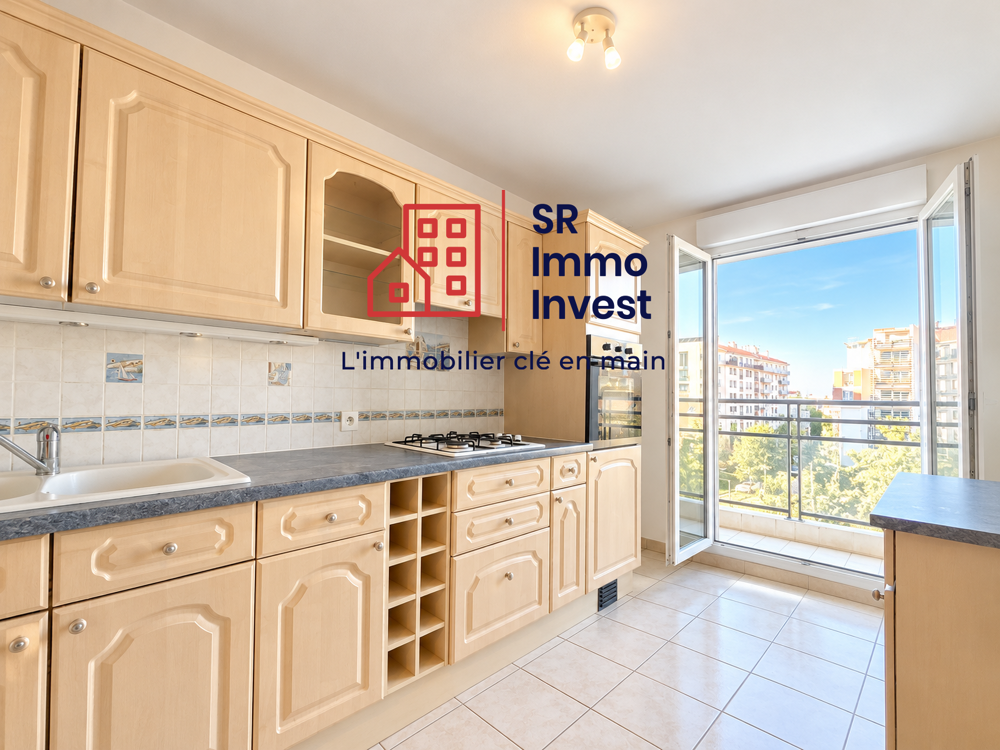 Vente Appartement T3 71 m², 2 Balcons, vue dégagée, parking, Villeurbanne Villeurbanne