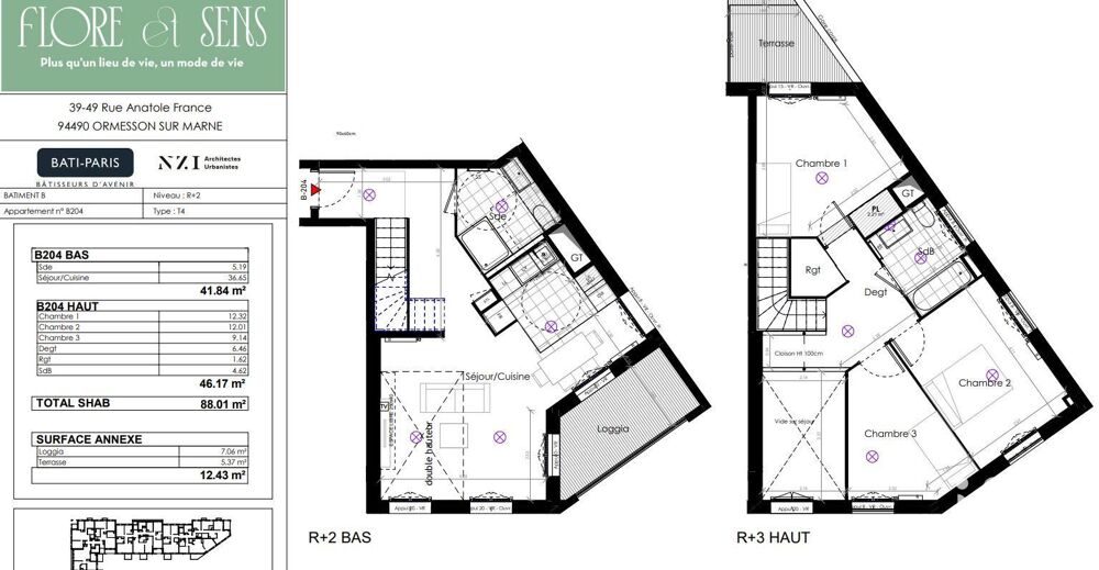 Vente Appartement 4 pièces