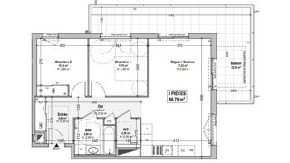  Appartement à vendre 3 pièces 78 m²