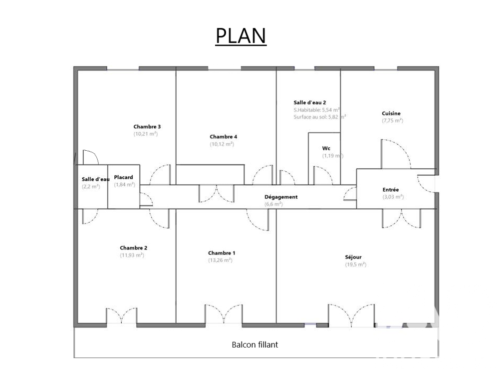 Vente Appartement 5 pièces