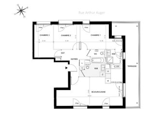  Appartement à vendre 4 pièces 85 m²