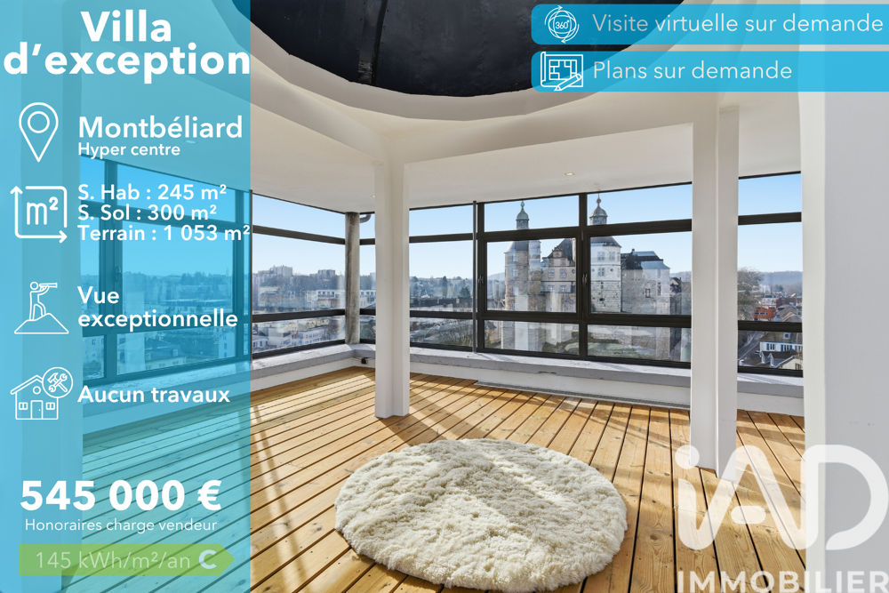 Vente Maison d'architecte 8 pièces
