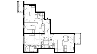  Appartement à vendre 4 pièces 84 m²