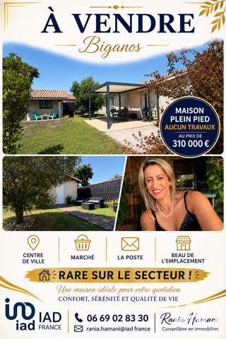  Maison à vendre 4 pièces 70 m²