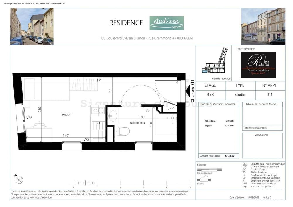 Vente Appartement 1 pièce