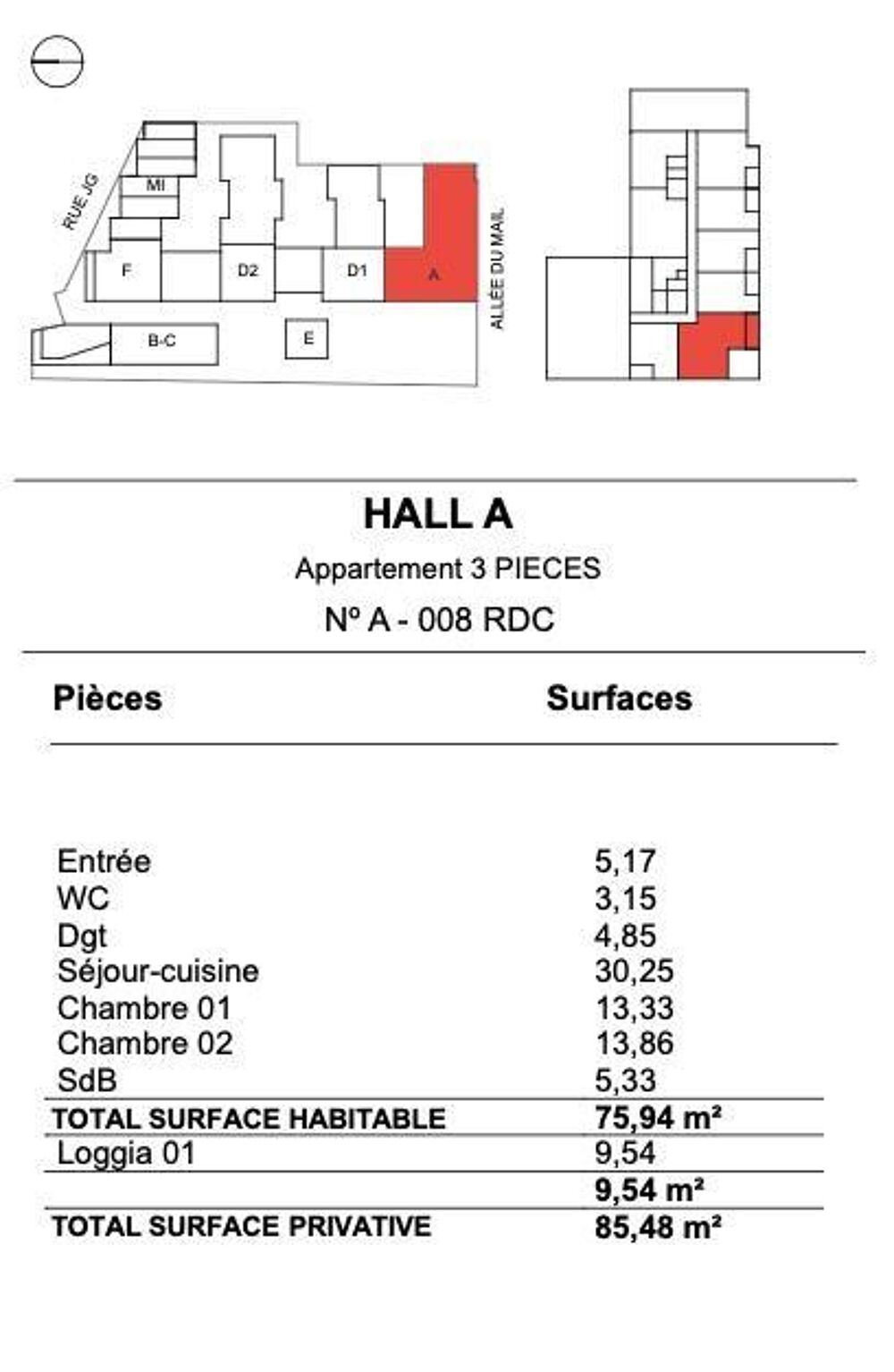 Vente Appartement Vente Appartement 3 pièces La rochelle