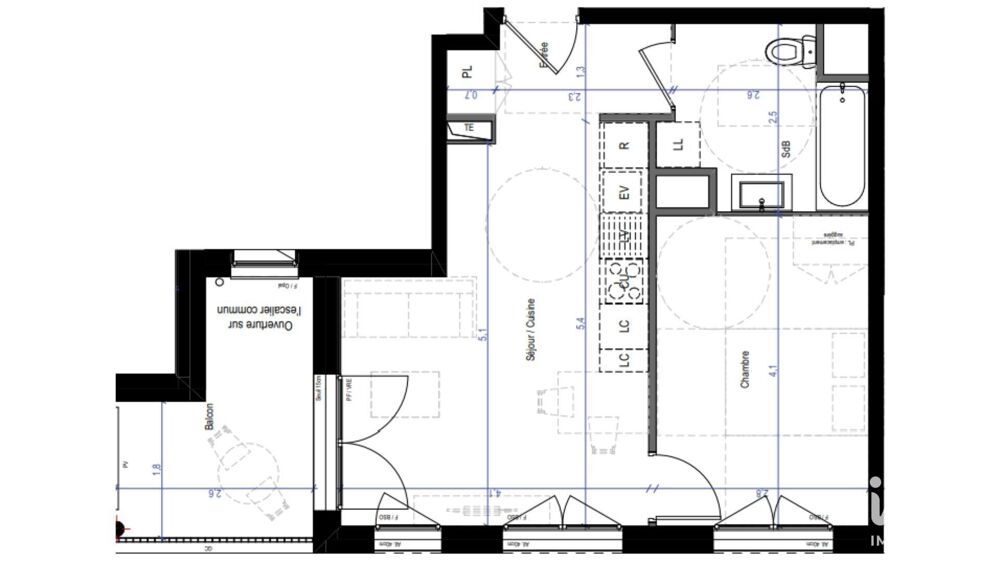 Vente Appartement 2 pièces