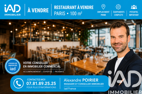 Vente Restaurant 90 m&sup2; 940400 75012 Paris