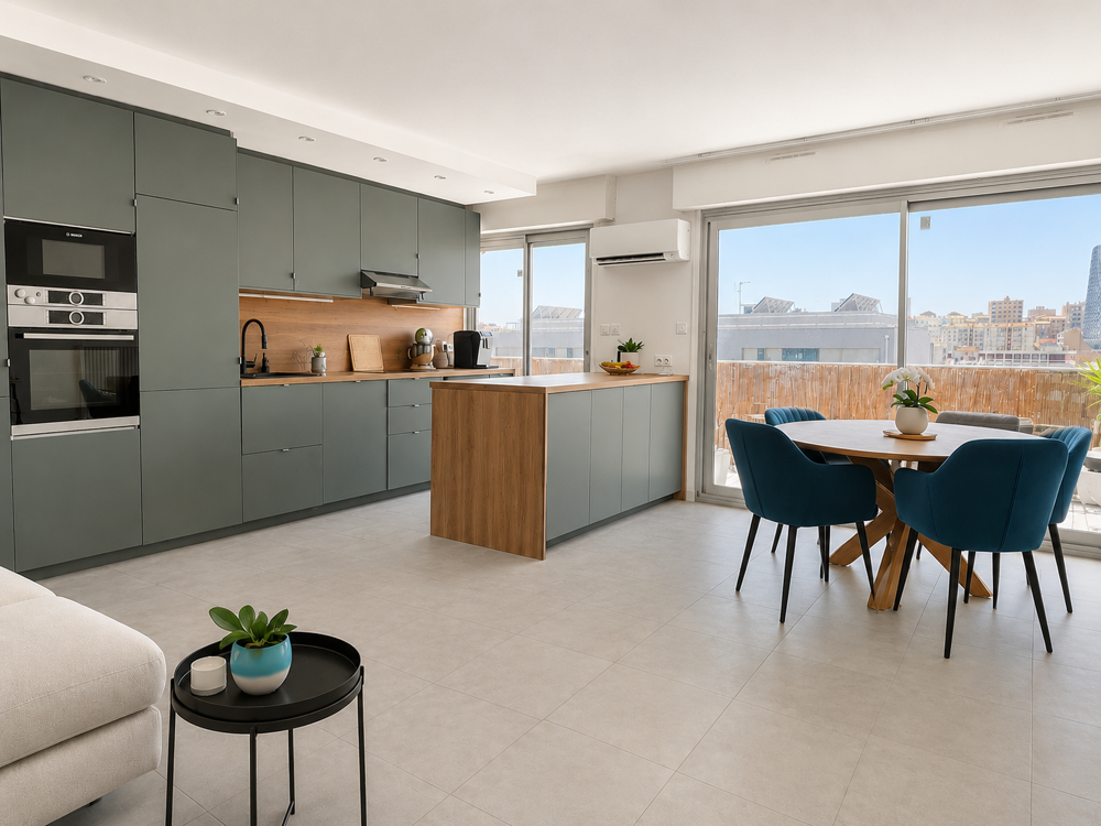 Vente Appartement Terrasse dernier Etage SANS VIS A VIS Marseille 7