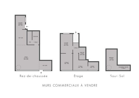   Vente Boutique/Local commercial 95 m&sup2; 