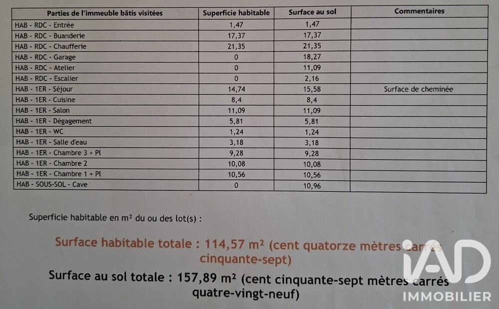 Vente Maison de ville 5 pièces