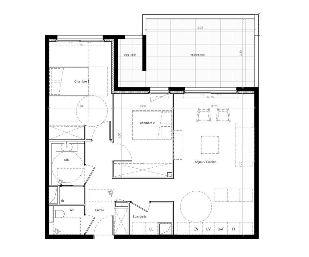 Vente Appartement Vente Appartement 3 pièces Baillargues