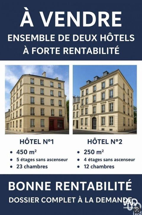 Vente H&ocirc;tel 700 m&sup2; 1490000 83000 Toulon