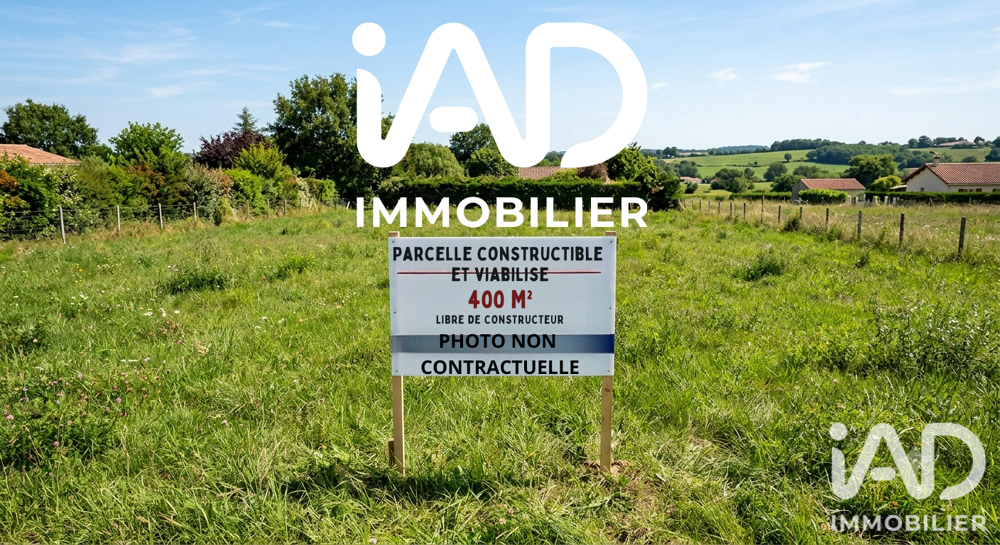 Vente Terrain Vente Terrain à bâtir 400 m&sup2; Vérines