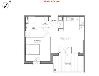  Appartement à vendre 2 pièces 42 m²