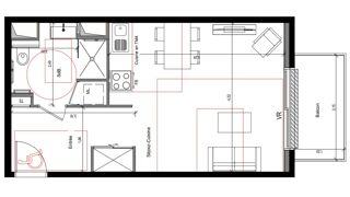  Appartement à vendre 1 pièce 36 m²