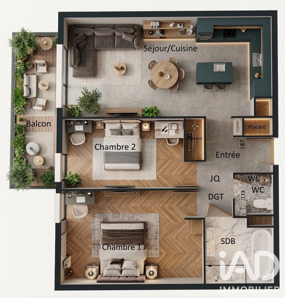 Vente Appartement Vente Appartement 3 pièces Villeneuve-saint-denis
