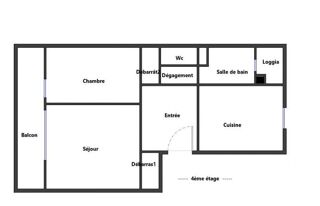  Appartement à vendre 2 pièces 52 m²