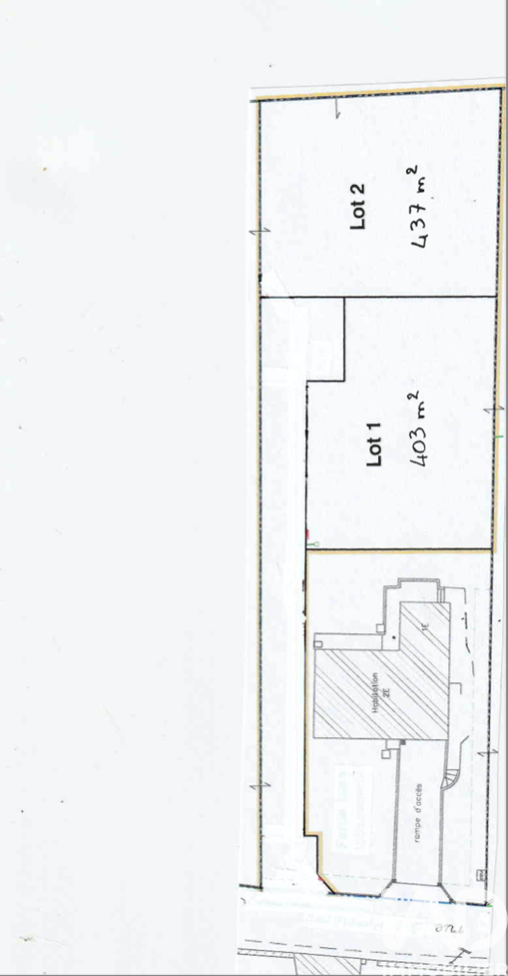 Vente Terrain Vente Terrain à bâtir 403 m&sup2; Communay
