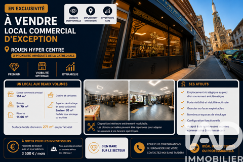 iad France - Cybill Lefeuvre vous propose: EN EXCLUSI... 539550 76000 Rouen