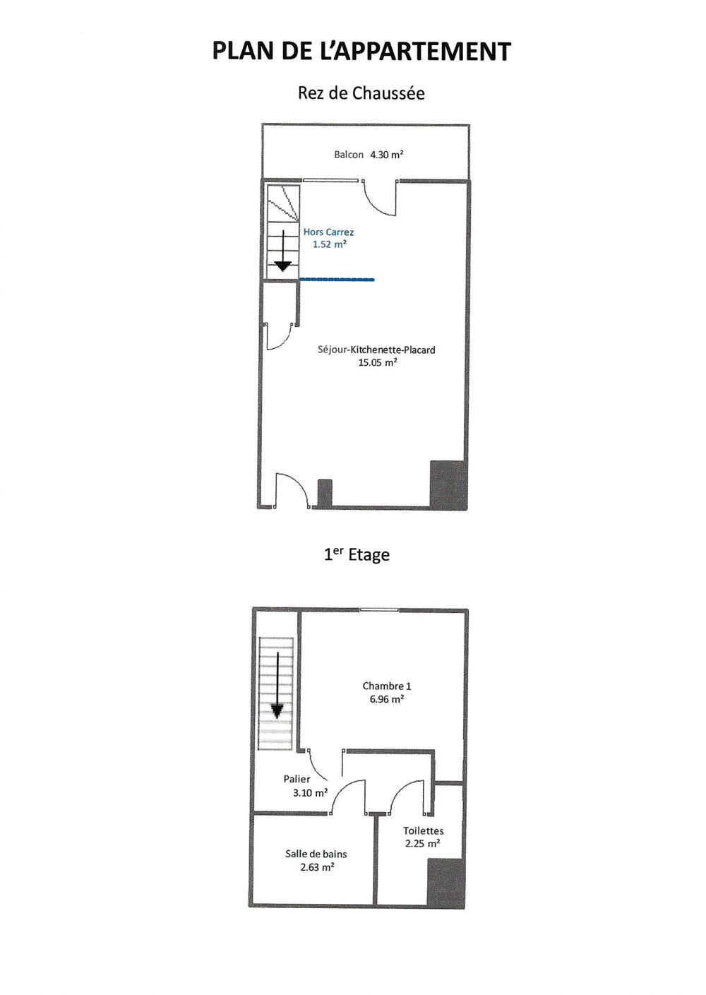 Vente Duplex 2 pièces