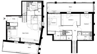  Appartement à vendre 4 pièces 96 m²