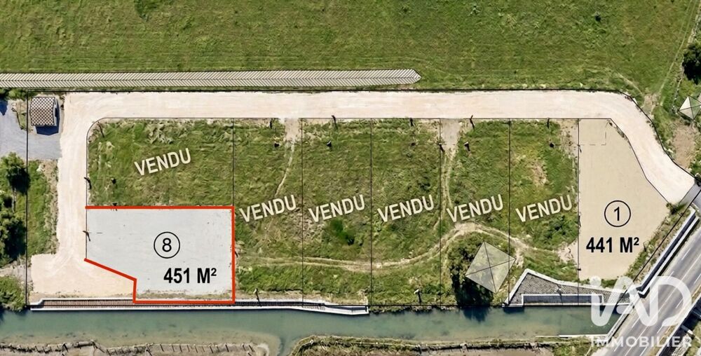 Vente Terrain Vente Terrain à bâtir 451 m&sup2; Les saintes-maries-de-la-mer