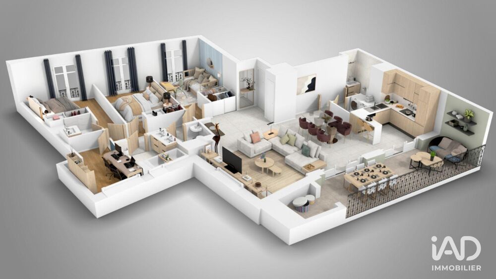 à vendre  Appartement Aix-les-Bains (73100)
