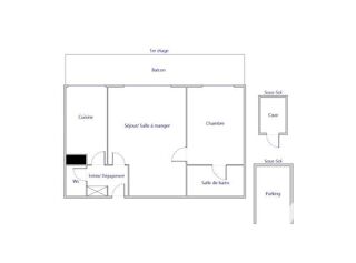  Appartement à vendre 2 pièces 43 m²