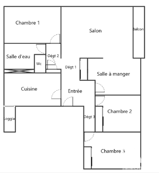  Appartement à vendre 5 pièces 103 m²