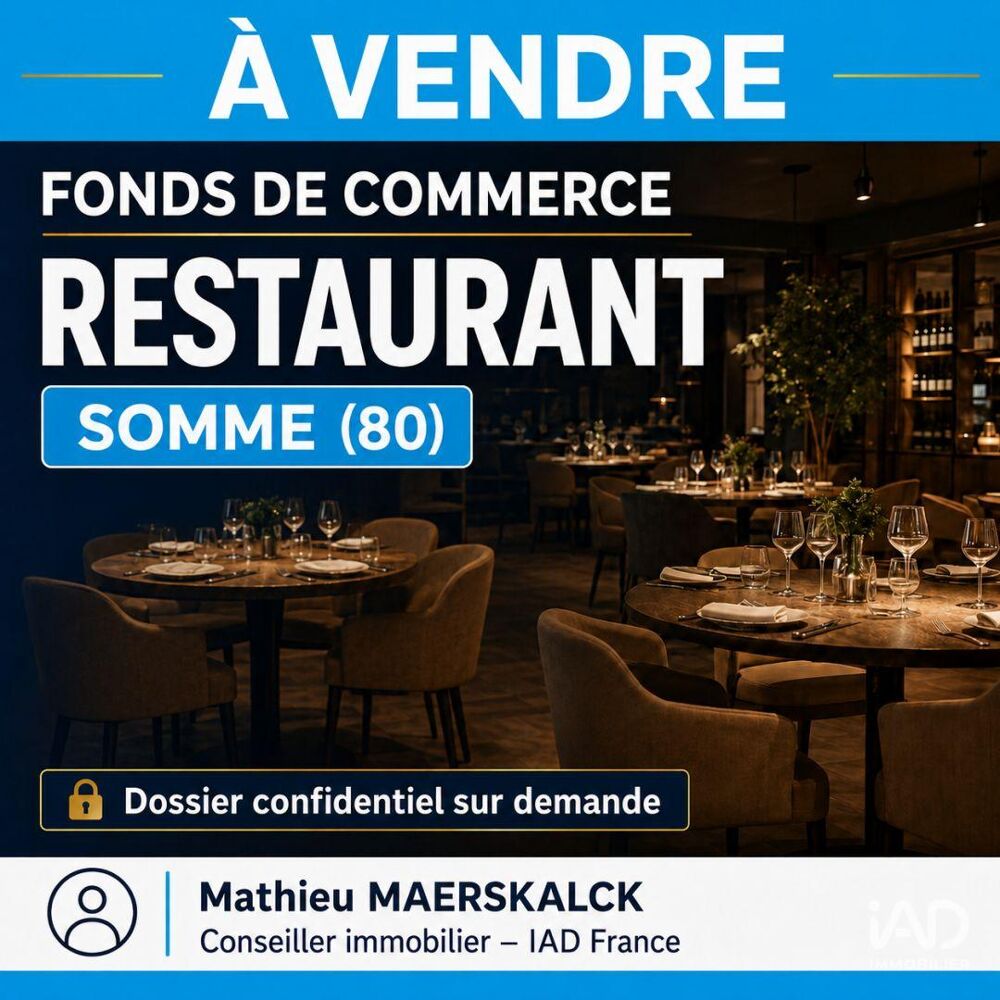   Vente Restaurant 260 m&sup2; 