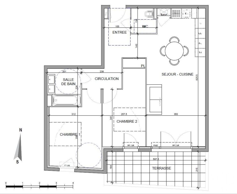 Vente Appartement 3 pièces