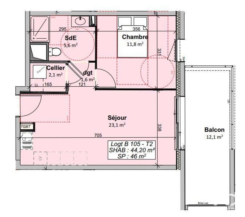 Vente Appartement 2 pièces