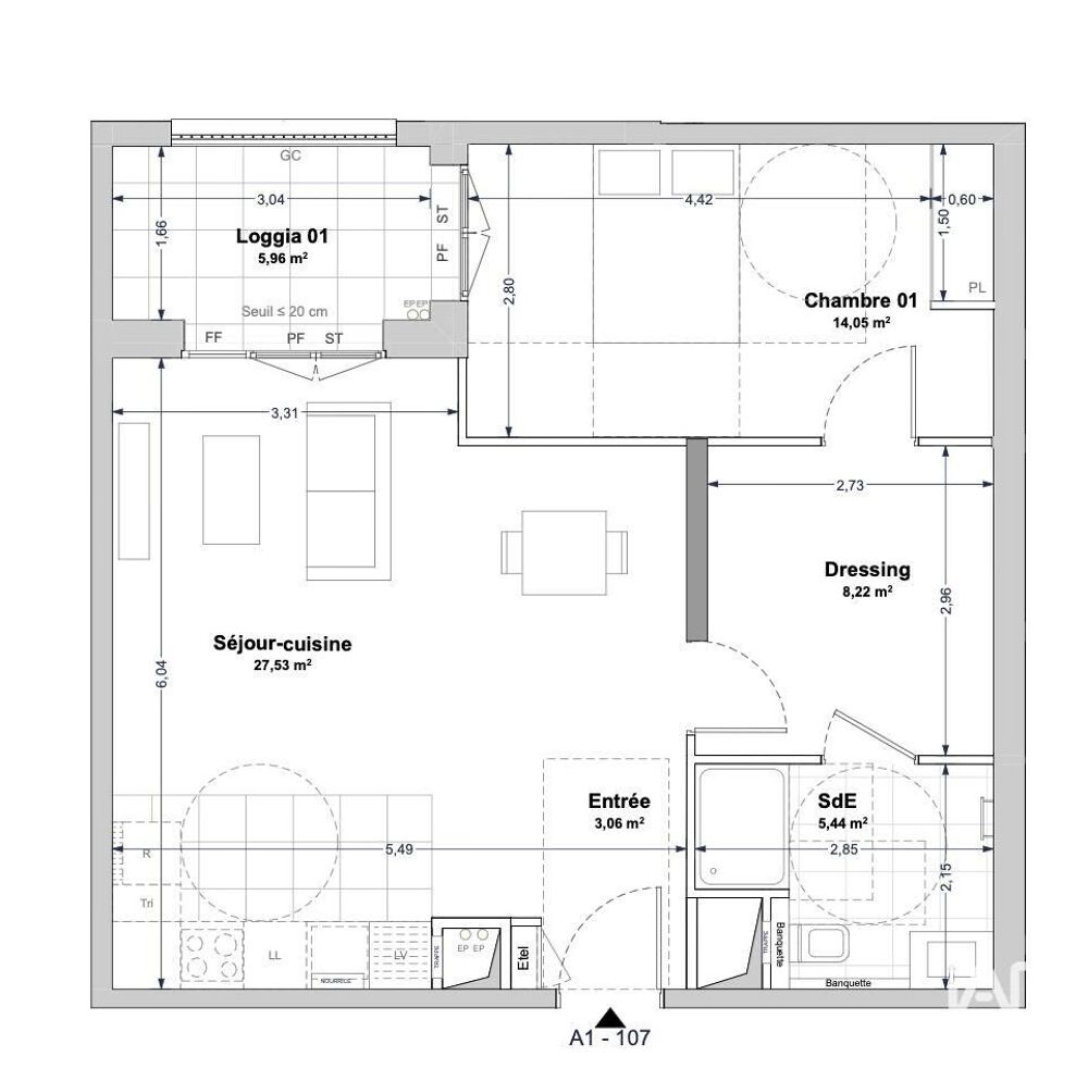 Vente Appartement Vente Appartement 2 pièces La rochelle