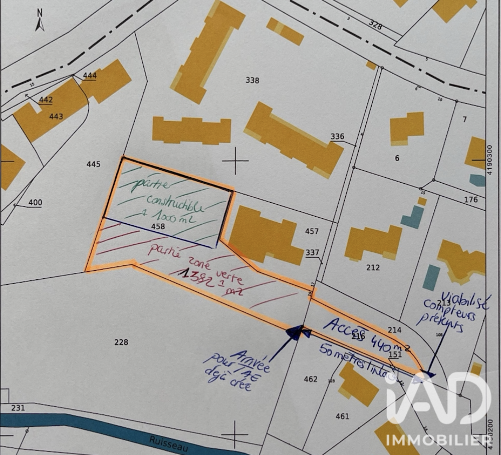 vente Terrain - 3000 m² Artigues-près-Bordeaux (33370)