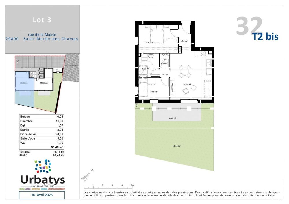 Vente Appartement 3 pièces