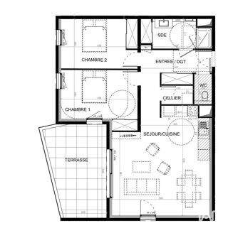  Appartement à vendre 3 pièces 77 m²