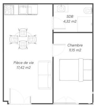  Appartement � vendre 2 pi�ces 32 m�