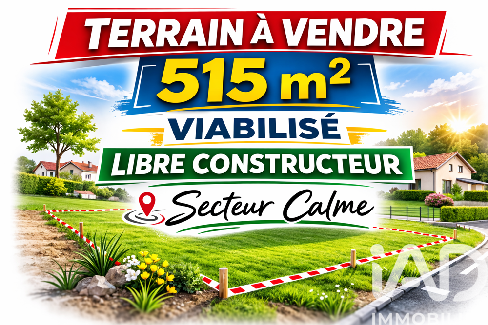 vente Terrain - 515 m² Villenave-d'Ornon (33140)