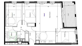 Appartement à vendre 4 pièces 81 m²